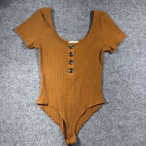 Heart Hips Brown Body Suit Lg‎